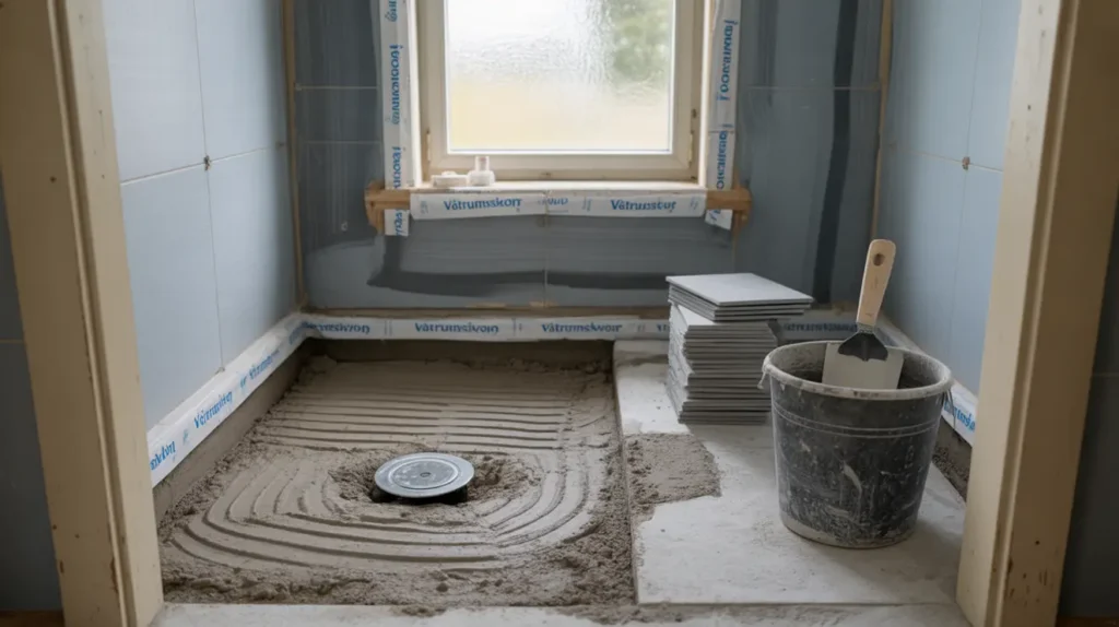 badrumsrenovering steg f r steg t tskikt fall branschregler bbv gvk kostnad och rot